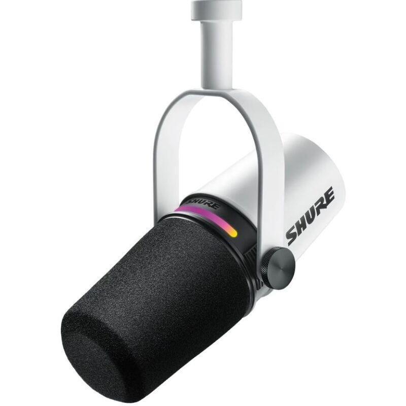 Shure MV7+ Podcast Xlr/Usb Microphone - White, , medium