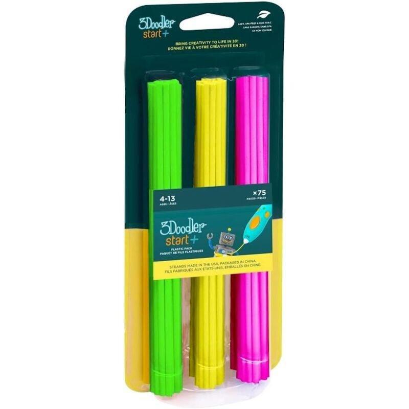 3Doodler Start Eco-Mix 4-75 Neon Printing Material, , medium