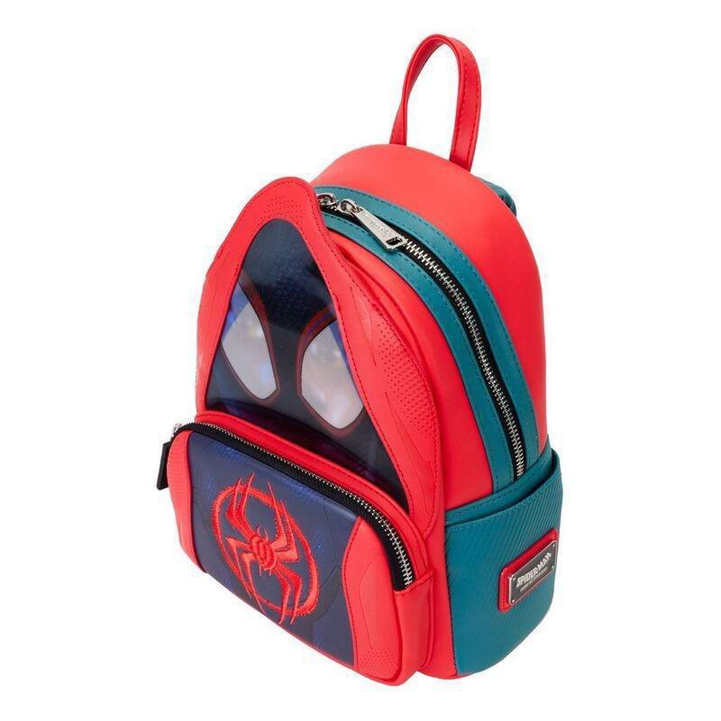 Loungefly Leather Marvel Spiderverse Miles Morales Hoody Cosplay Mini Backpack, , large image number 3