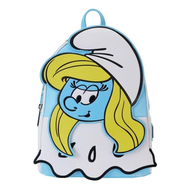 Loungefly Leather Lafig Smurfs Smurfette Cosplay Mini Backpack, , large image number 0