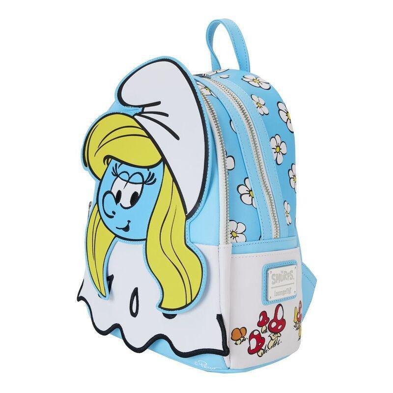 Loungefly Leather Lafig Smurfs Smurfette Cosplay Mini Backpack, , large image number 1