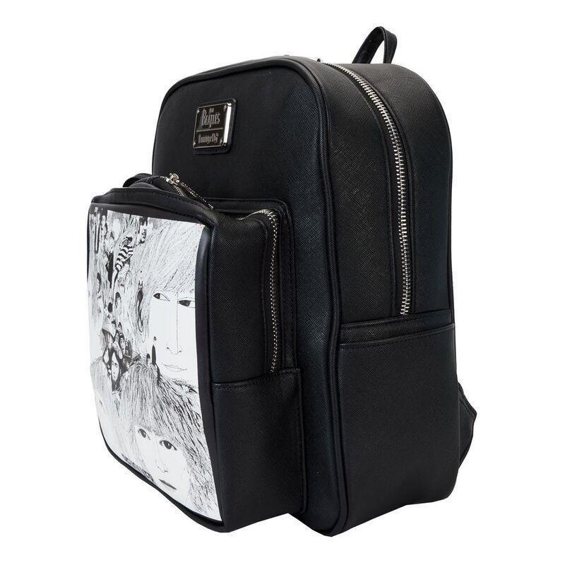 Loungefly Leather The Beatles Revolver Album Witth Record Pouch Mini Backpack, , large image number 3