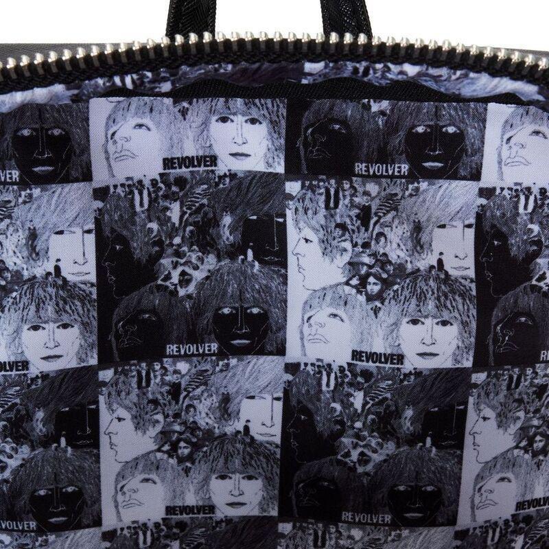 Loungefly Leather The Beatles Revolver Album Witth Record Pouch Mini Backpack, , large image number 5