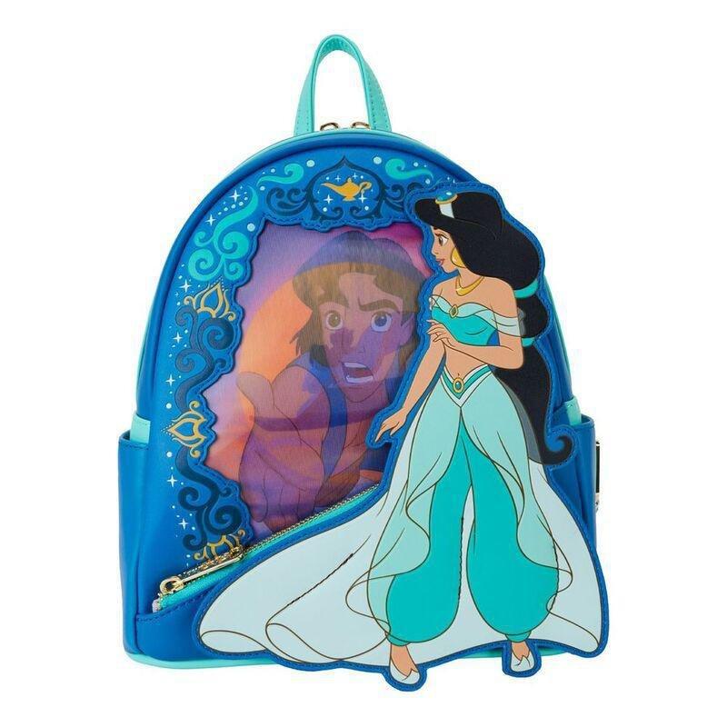 Loungefly Leather Disney Princess Jasmine Lenticular Mini Backpack, , large image number 0