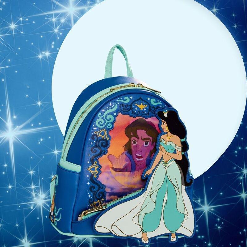 Loungefly Leather Disney Princess Jasmine Lenticular Mini Backpack, , large image number 1