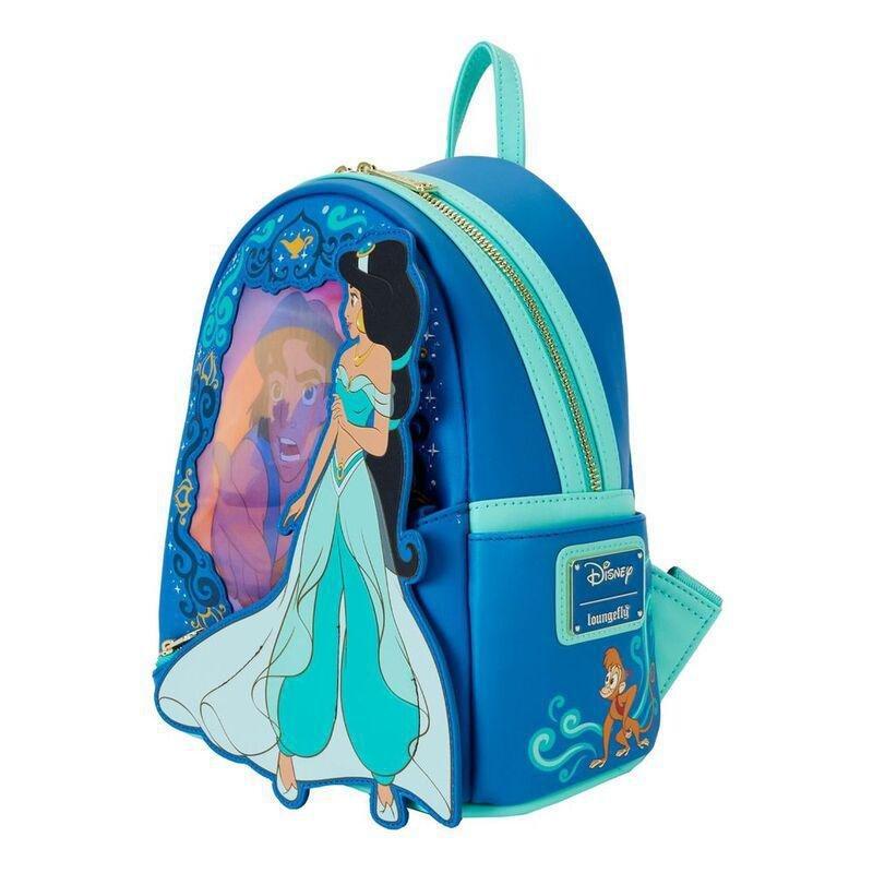Loungefly Leather Disney Princess Jasmine Lenticular Mini Backpack, , large image number 3