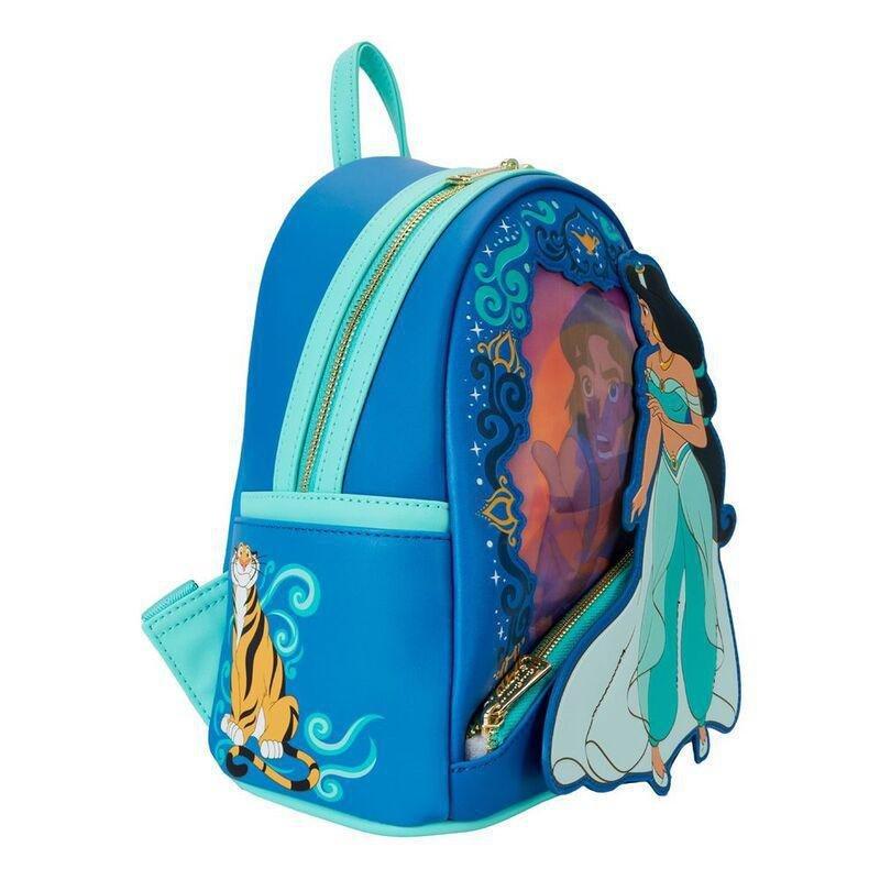 Loungefly Leather Disney Princess Jasmine Lenticular Mini Backpack, , large image number 4