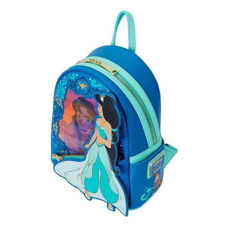 Loungefly Leather Disney Princess Jasmine Lenticular Mini Backpack, , large image number 5