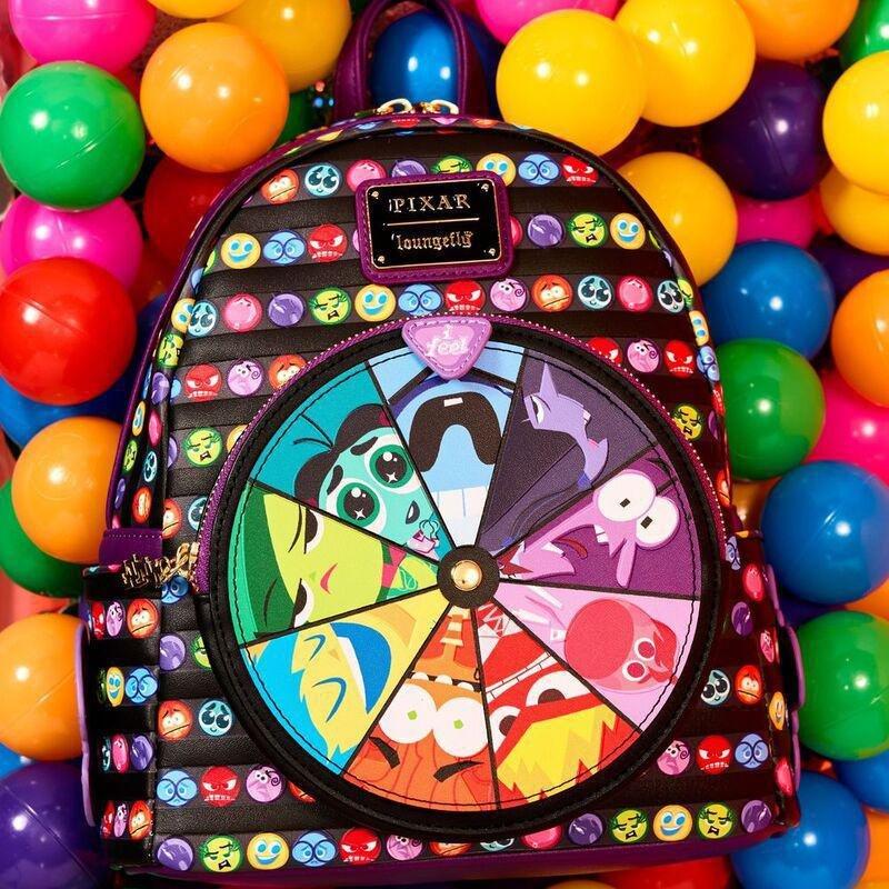 Loungefly Leather Pixar Inside Out 2 Core Memories Mini Backpack, , large image number 3