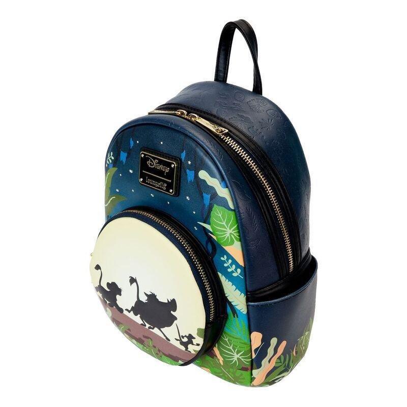 Loungefly Leather Disney Lion King 30th Anniversary Hakuna Matata Silo Mini Backpack, , large image number 0