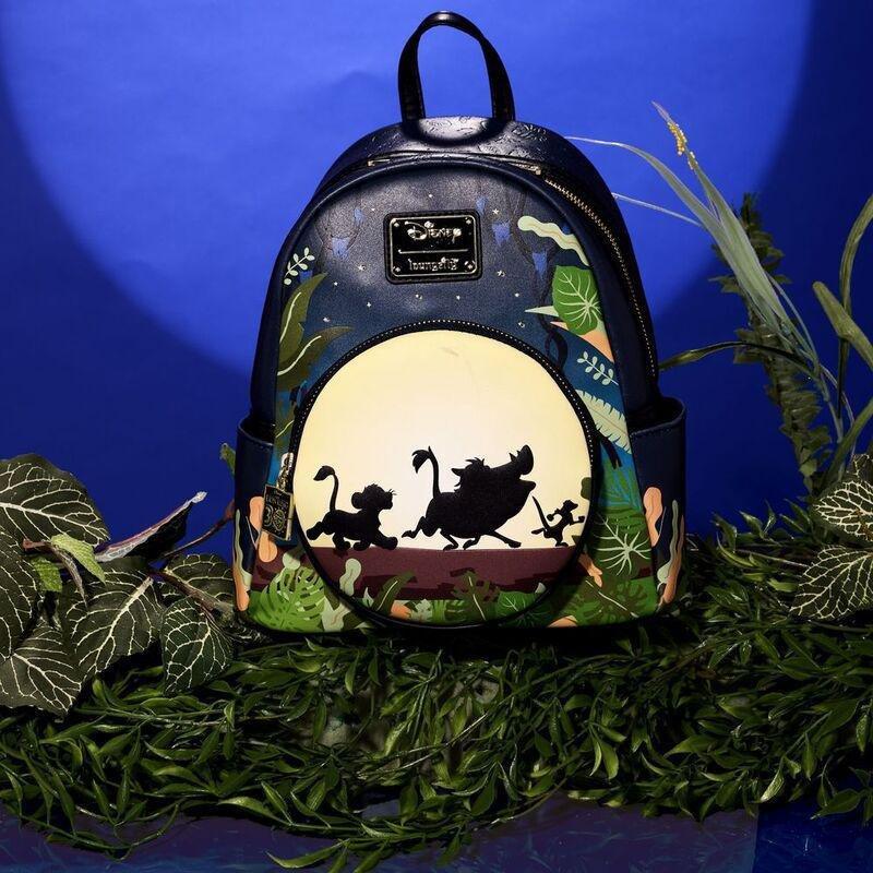 Loungefly Leather Disney Lion King 30th Anniversary Hakuna Matata Silo Mini Backpack, , large image number 3