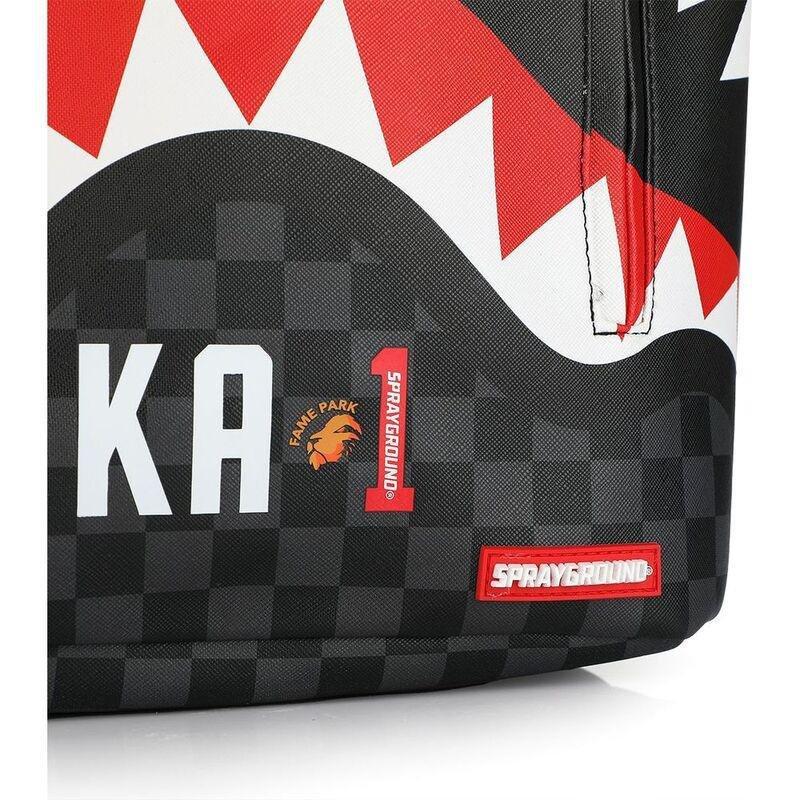 Sprayground Black Crown Sharks In Paris Backpack, , large image number 2