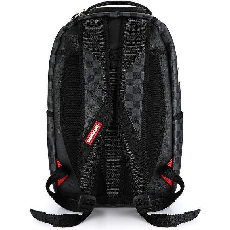 Sprayground Black Crown Sharks In Paris Backpack, , large image number 3
