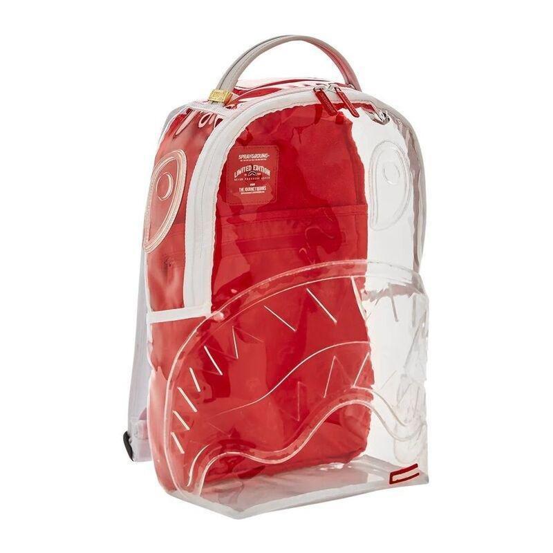 Sprayground Clear Embossed Sharks in Paris DLXSV Backpack, , large image number 0