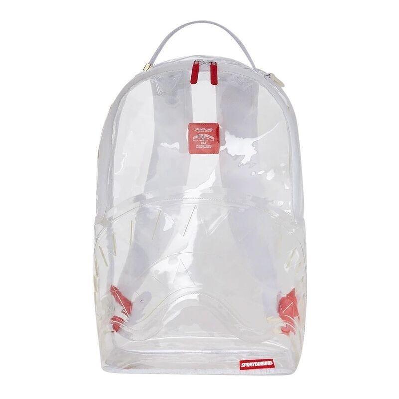 Sprayground Clear Shark No Back Dlxv Backpack, , medium