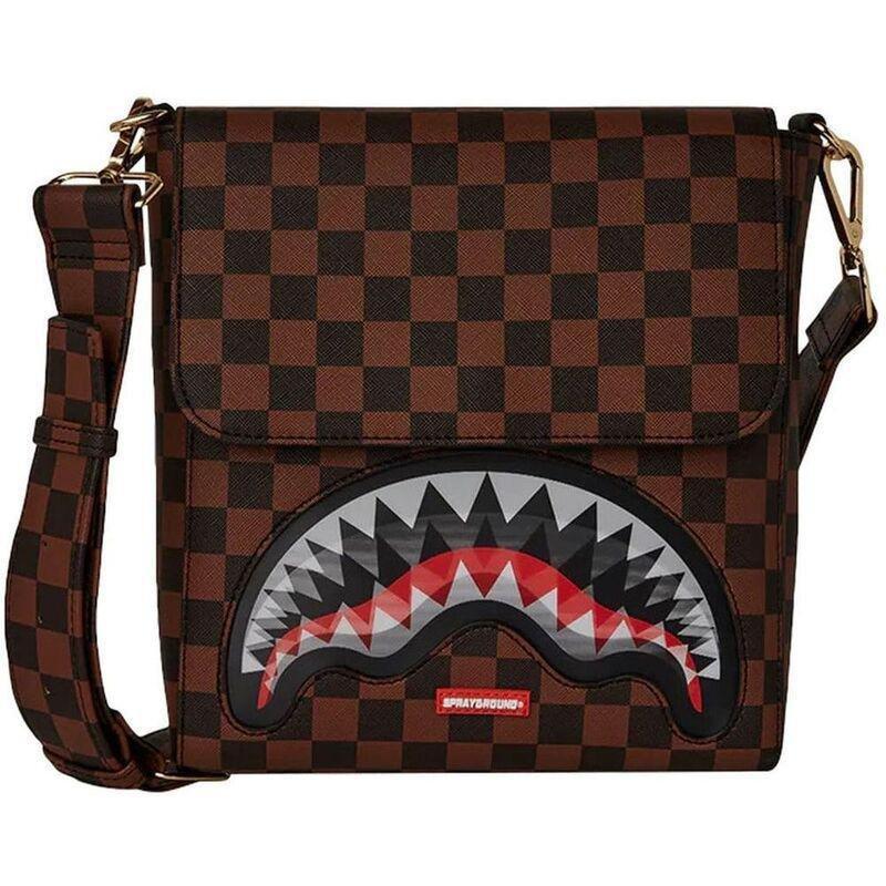 Sprayground Sharks in Paris Lenticular Chomp Messenger Sling Bag, , large image number 0