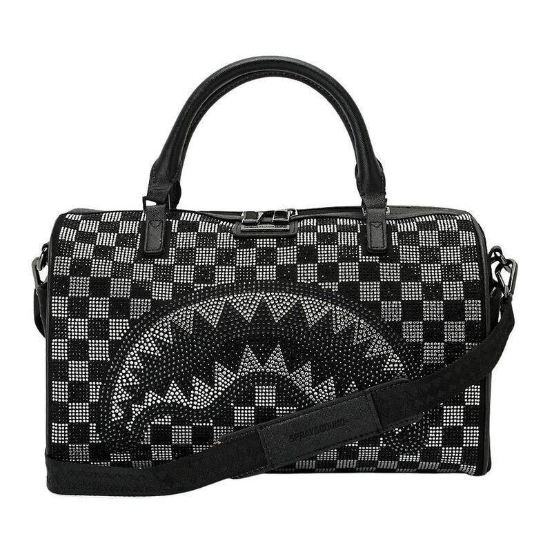 Sprayground Checkered Trinity Mini Duffle Bag, , medium