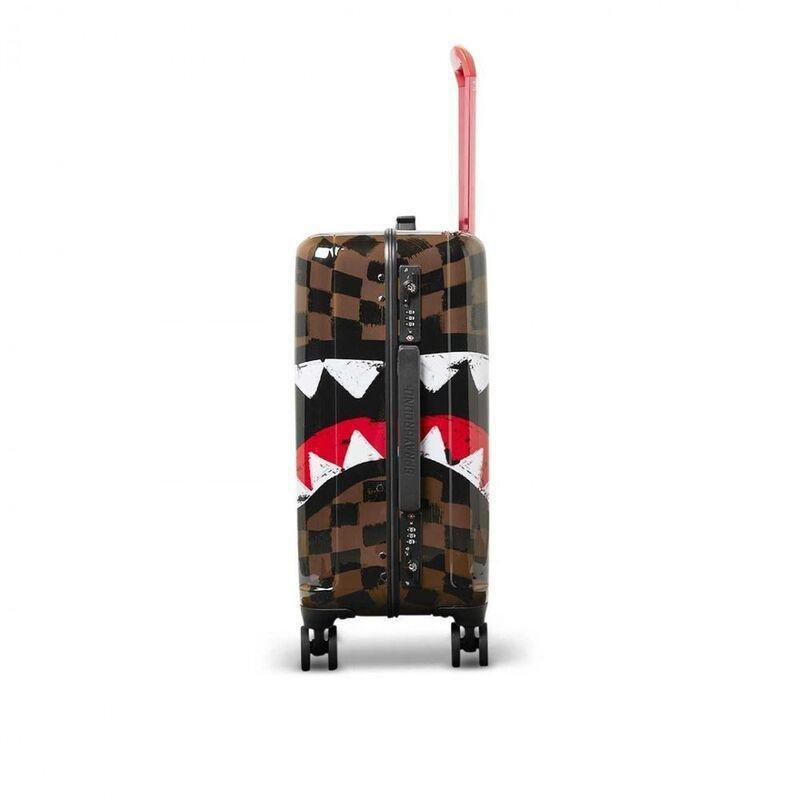 Sprayground Sharks in Paris Paint Carry-On Luggage Trolley Bag, , large image number 0
