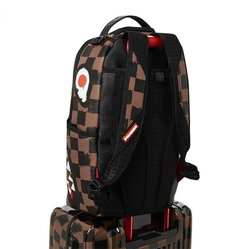 Sprayground Sharks in Paris Paint Carry-On Luggage Trolley Bag, , large image number 1
