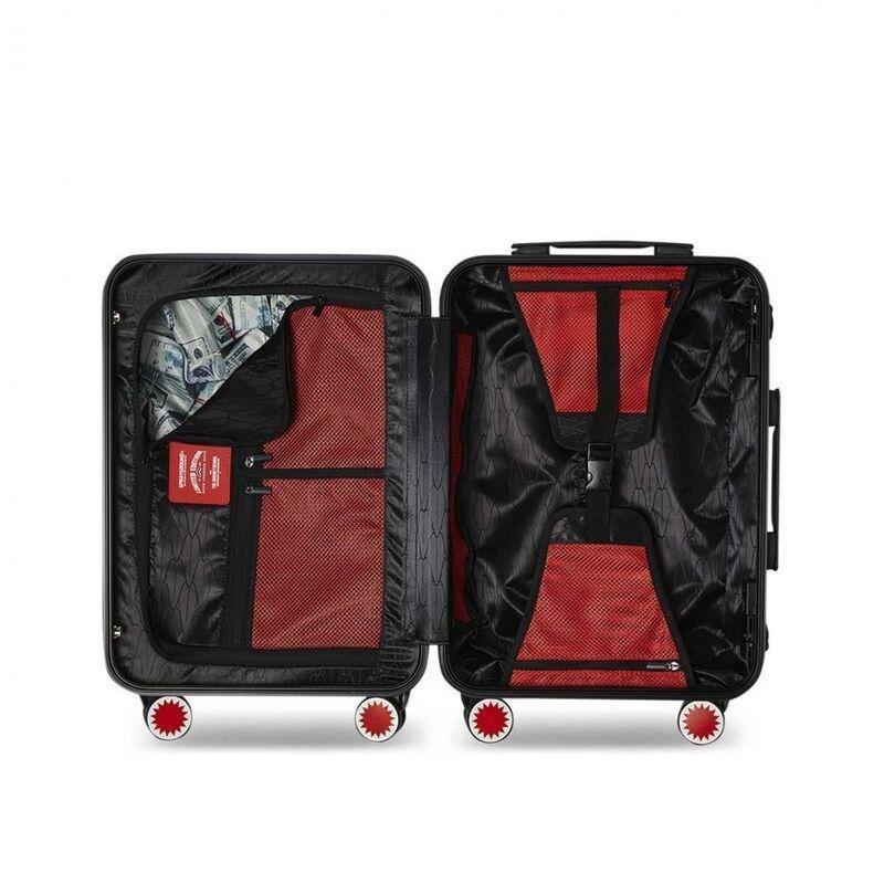 Sprayground Sharks in Paris Paint Carry-On Luggage Trolley Bag, , large image number 2