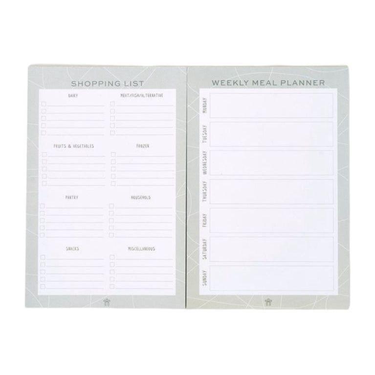 Prickly Pear Swirl Weekly Meal Planner & Shopping List with Magnetic Panels, , large image number 1