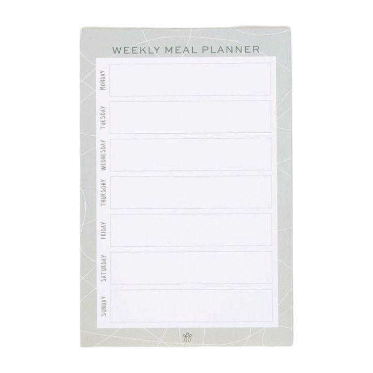 Prickly Pear Swirl Weekly Meal Planner & Shopping List with Magnetic Panels, , large image number 2