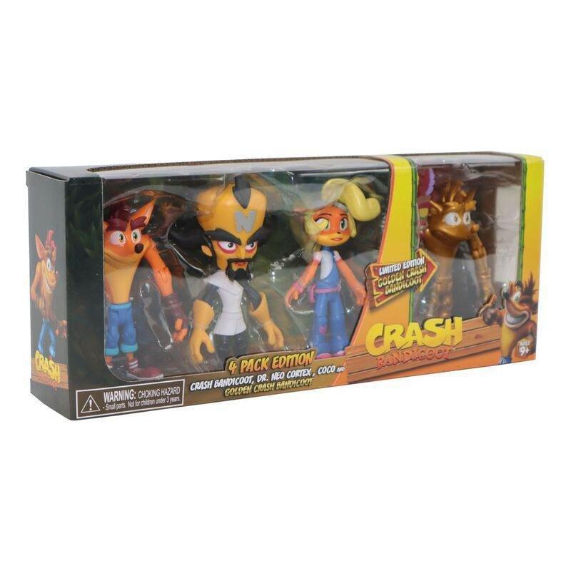 Crash Bandicoot Action Figure 4.5-Inch 4 Pack, , large image number 2