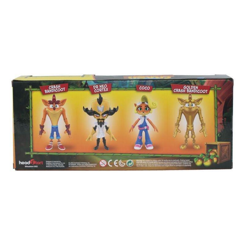 Crash Bandicoot Action Figure 4.5-Inch 4 Pack, , large image number 3
