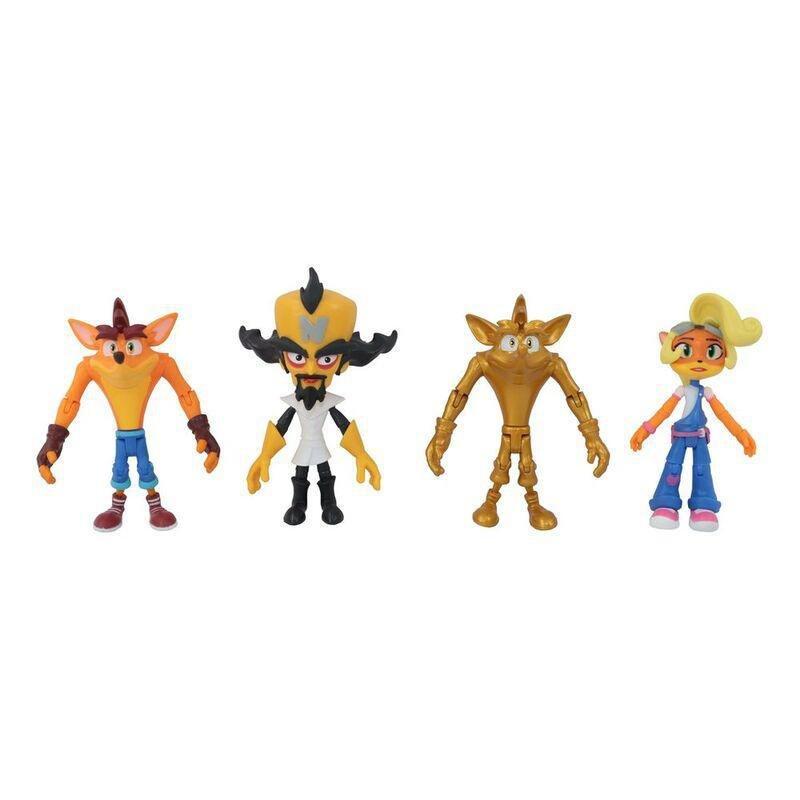 Crash Bandicoot Action Figure 4.5-Inch 4 Pack, , large image number 6