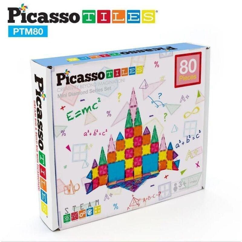 Picasso Magnetic Mini Diamond 80 Pieces Magnetic Building Set, , large image number 0