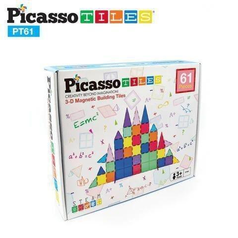 Picasso Magnetic 3D Blocks 61 Pieces Magnetic Building Set, , large image number 0
