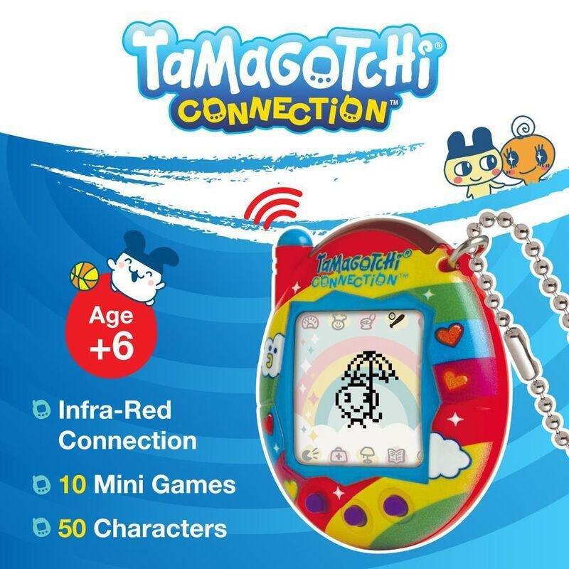 Bandai Tamagotchi Connection Rainbow Battery Operated, , large image number 1