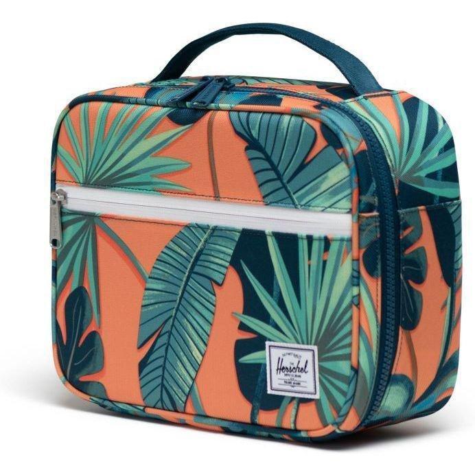 Herschel Pop Quiz Lunch Bag - Tangerine Palm Leaves, , large image number 1