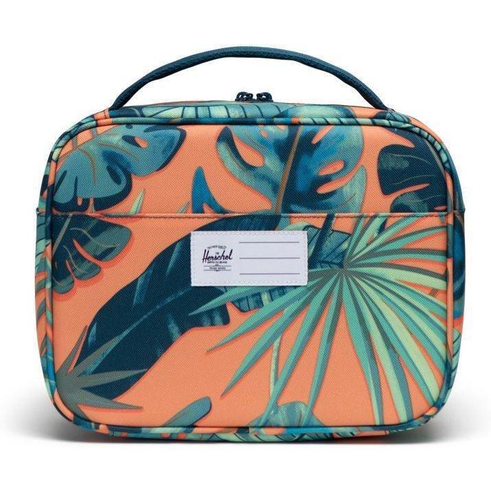 Herschel Pop Quiz Lunch Bag - Tangerine Palm Leaves, , large image number 2