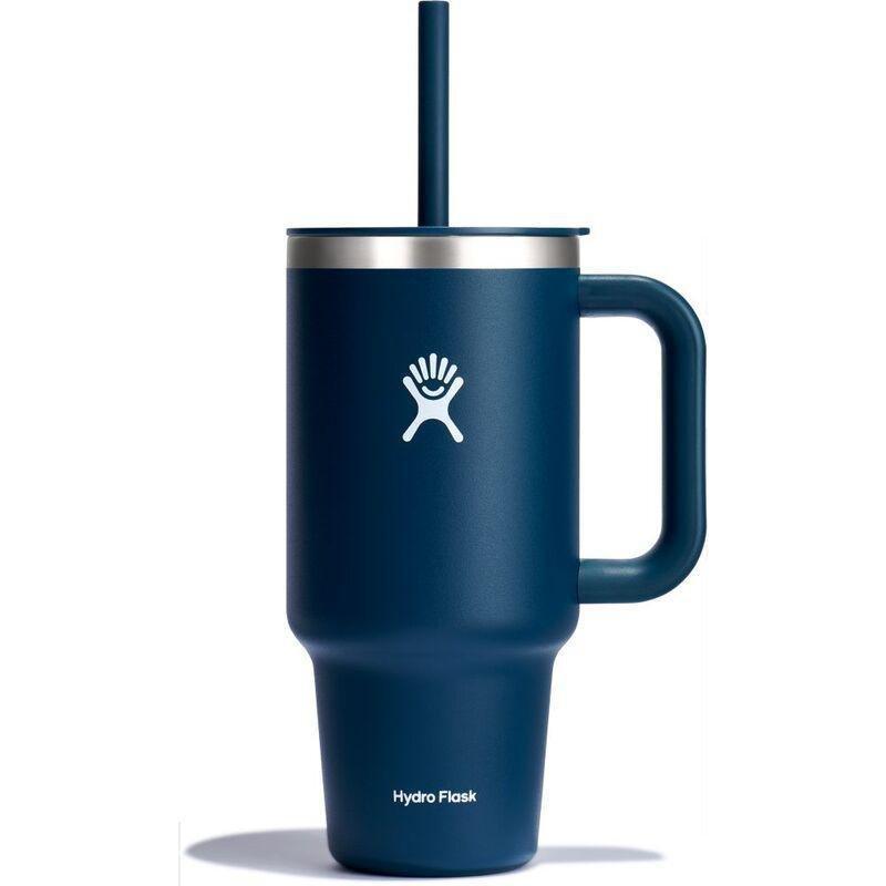 Hydroflask Travel Tumbler 950ml Indigo W/Straw, , large image number 0