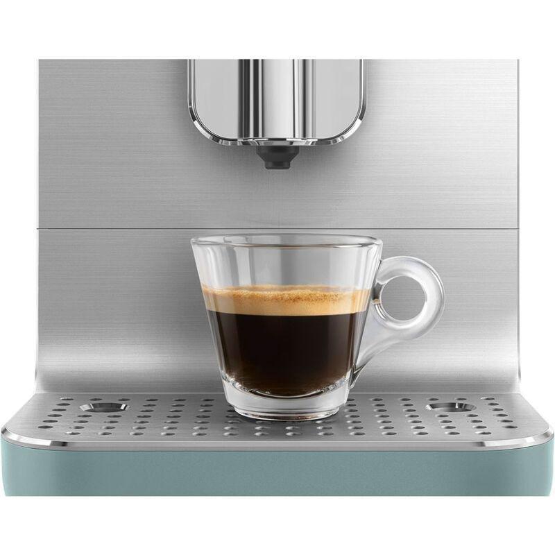 Smeg Bean To Cup Coffee Machine With Integrated Milk System Matt Emerald Green, , large image number 4