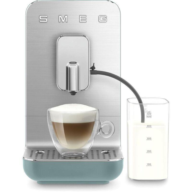 Smeg Bean To Cup Coffee Machine With Integrated Milk System Matt Emerald Green, , large image number 5
