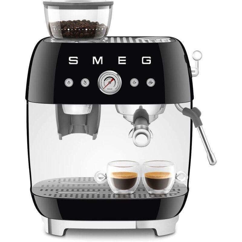 Smeg Coffee Machine With Grinder Black, , large image number 4