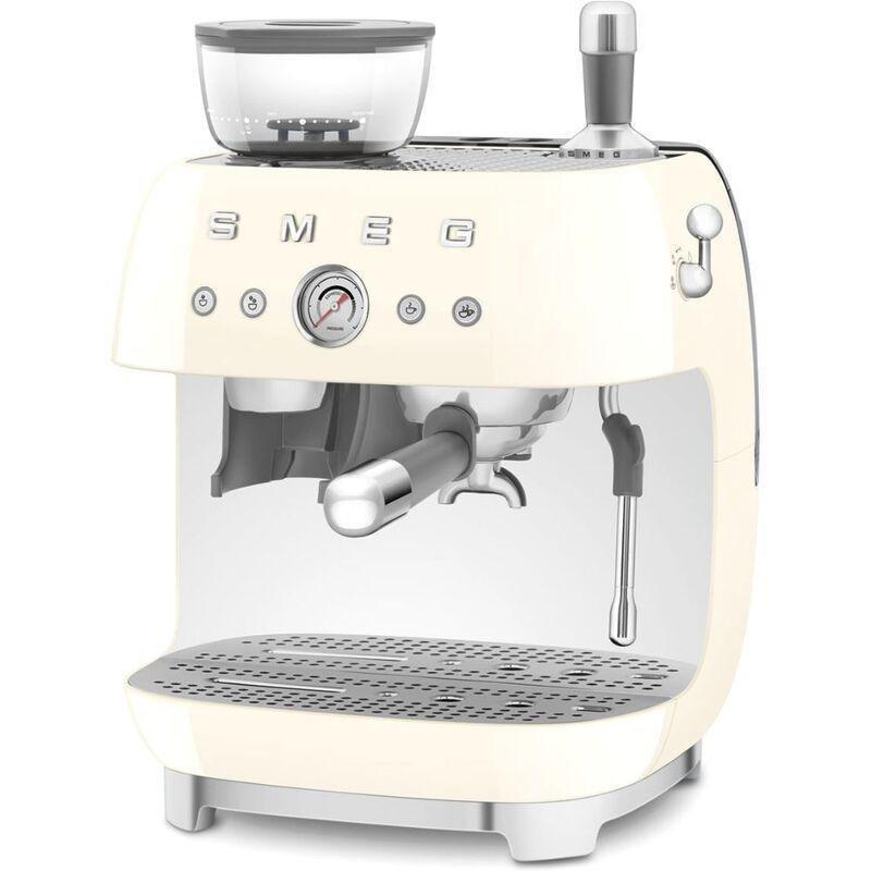 Smeg Coffee Machine With Grinder Cream, , large image number 2