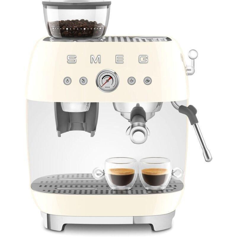 Smeg Coffee Machine With Grinder Cream, , large image number 4