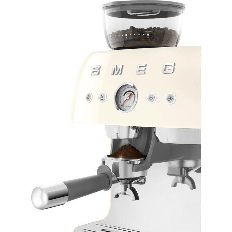 Smeg Coffee Machine With Grinder Cream, , large image number 5