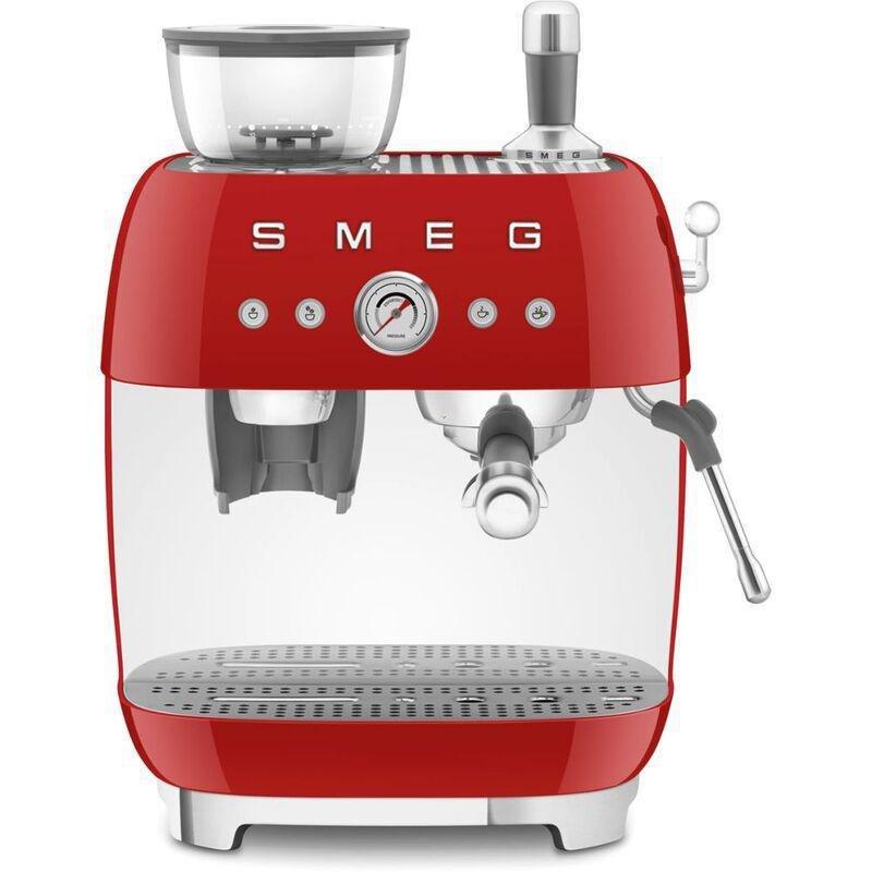 Smeg Coffee Machine With Grinder Red, , large image number 0