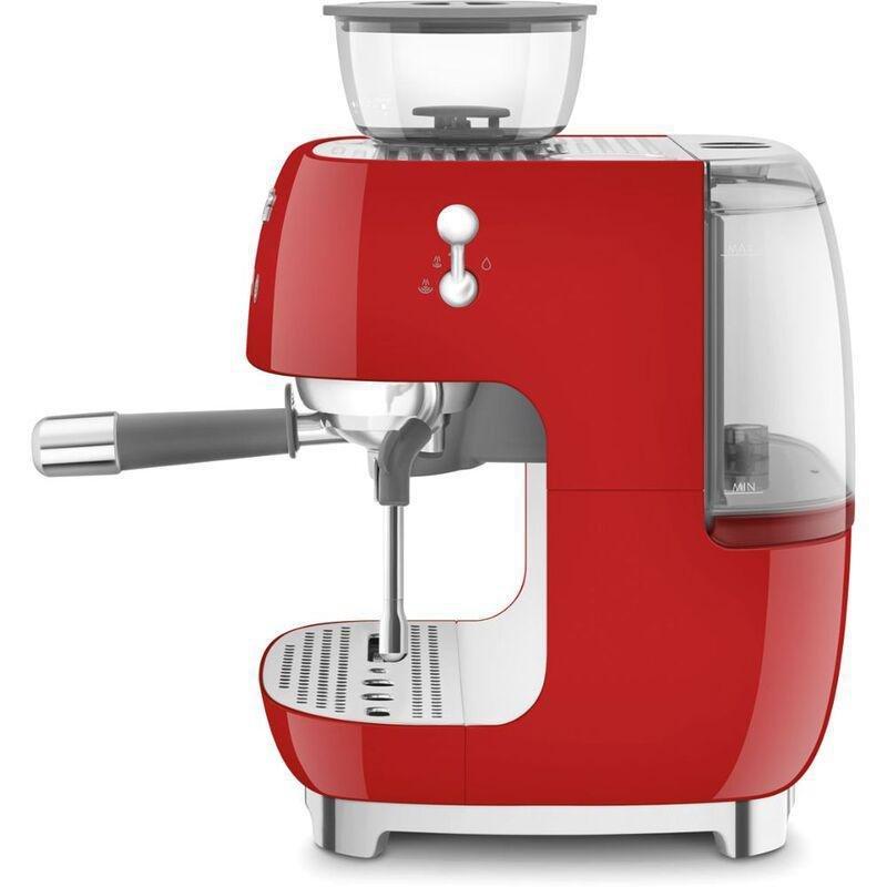 Smeg Coffee Machine With Grinder Red, , large image number 1