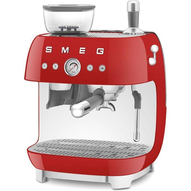 Smeg Coffee Machine With Grinder Red, , large image number 3