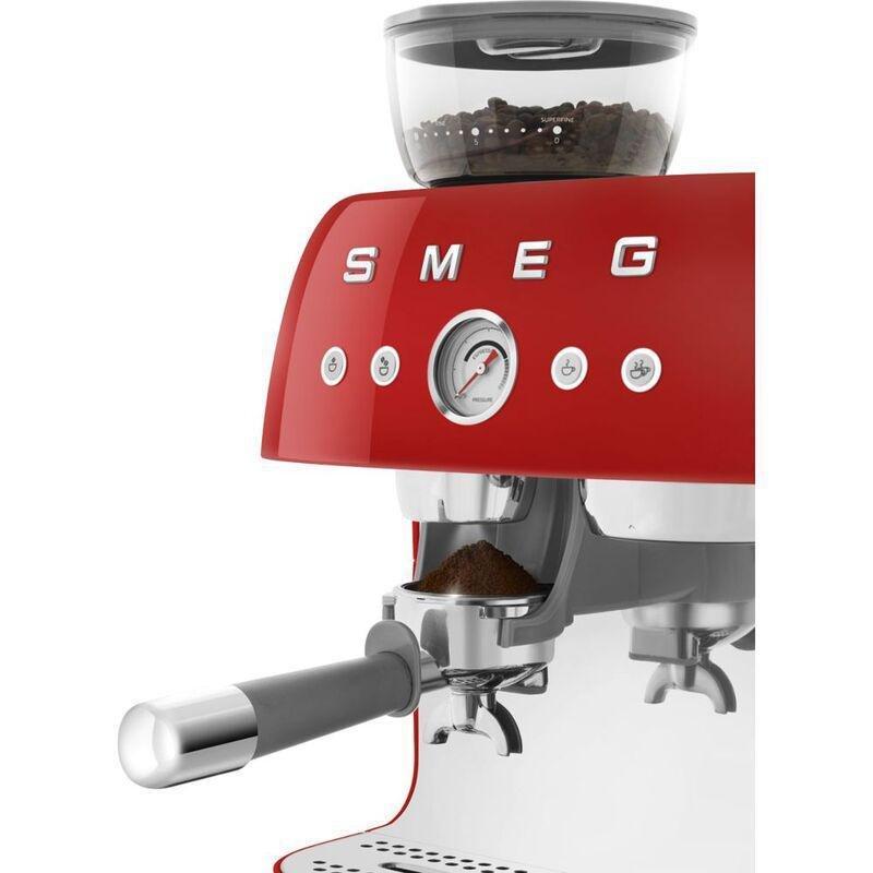 Smeg Coffee Machine With Grinder Red, , large image number 4