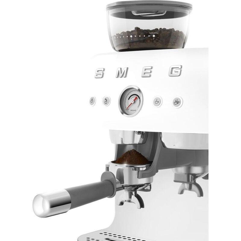Smeg Coffee Machine With Grinder White, , large image number 4
