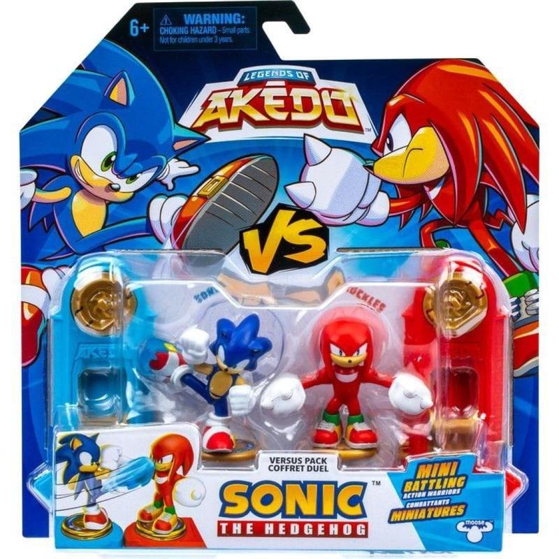Legends Of Akedo Series 1 Sonic The Hedgehog Sonic Vs Knuckles Pack, , large image number 0