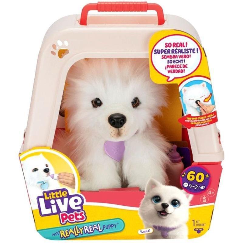 Little Live Pets My Really Real Puppy Luna The Samoyed Playset, , large image number 0