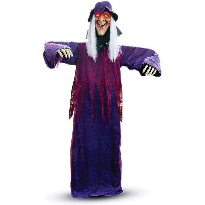 Mad Toys Giant Standing Witch with Light-Up Eyes, , large image number 0