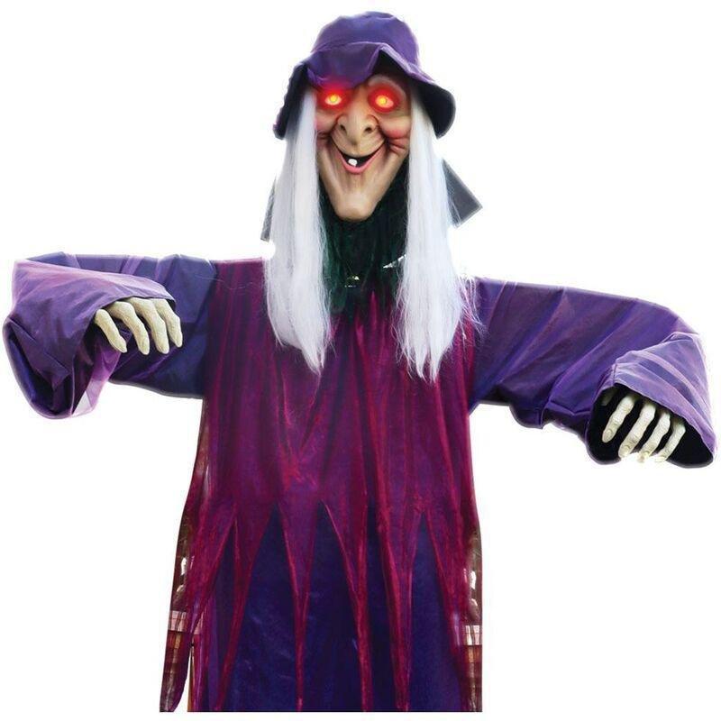 Mad Toys Giant Standing Witch with Light-Up Eyes, , large image number 1